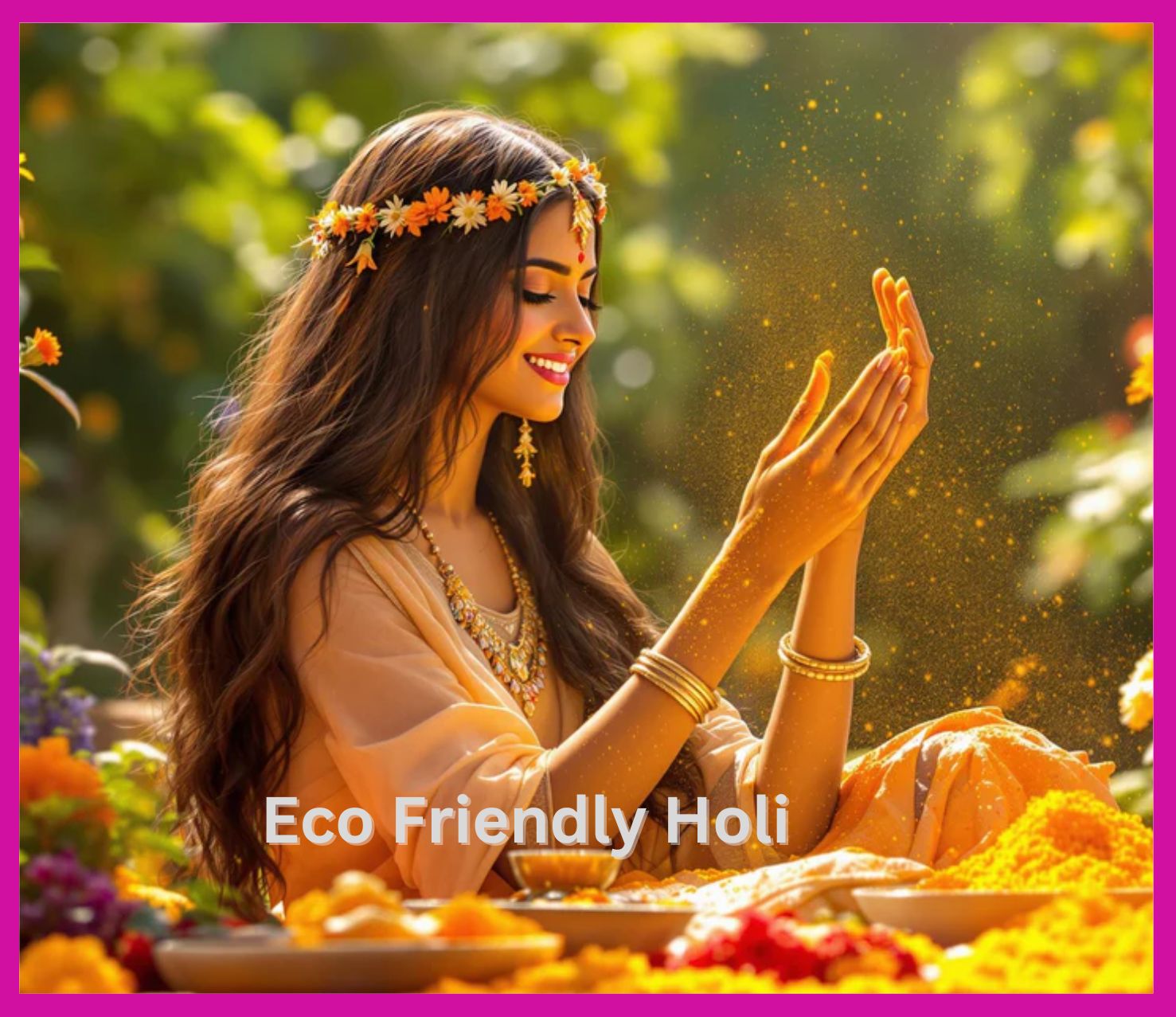 Eco Friendly holi Celebrate